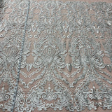 Embroidered Lace Bridal Fabric