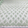 Corded Bridal Lace Fabric - Embroidered Floral Pattern, 52" Width (1 Yard)