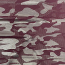 GI Jane Foil Printed Superflex Nylon Spandex Fabric - Metallic Camouflage Foil Print, 56" Width (1 Yard)