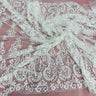 Beaded Lace Fabric Embroidered Mesh