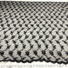 Beaded Lace Fabric on Polyester Net Mesh