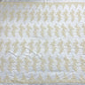 1 Yard Corded Bridal Lace Fabric Embroidered 100 Percent Polyester Net Mesh 54 inch Width