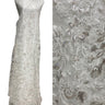 Beaded Sequined Lace Fabric 100% Polyester Net Mesh 54"
