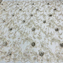 3D Floral Beaded Lace Mesh