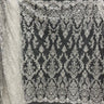 Beaded Sequined Lace Fabric