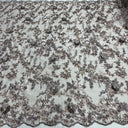3D Floral Beaded Lace Mesh