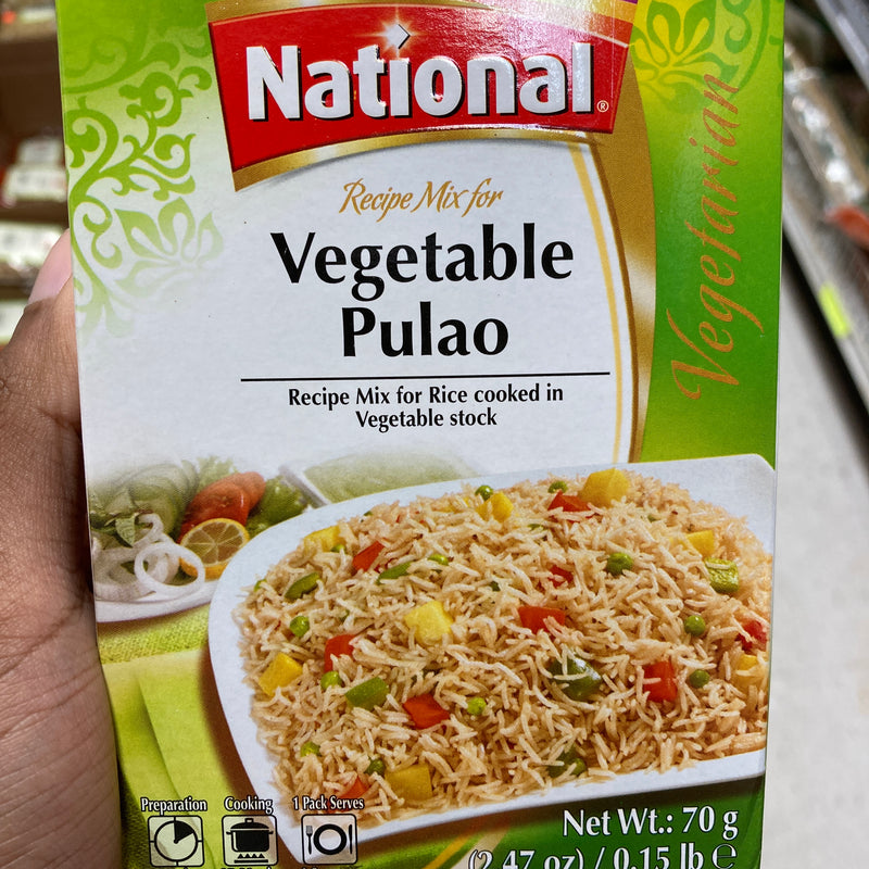 National Vegetable Pulao