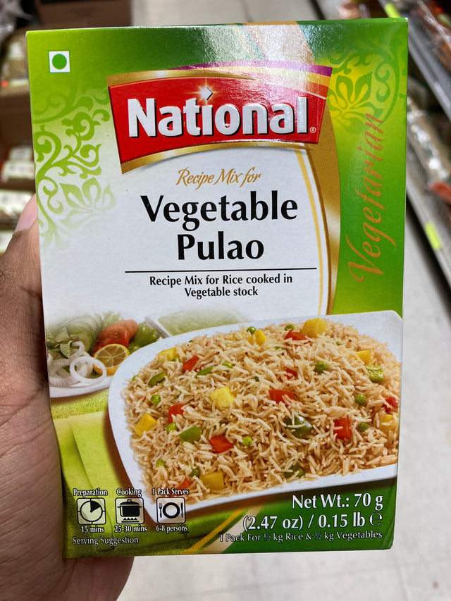 National Vegetable Pulao