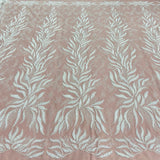 Beaded Corded Bridal Lace Fabric 58" Wide