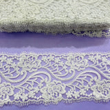 Embroidered Corded Lace Trim