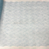 Corded Bridal Lace Fabric Embroidered Net Mesh