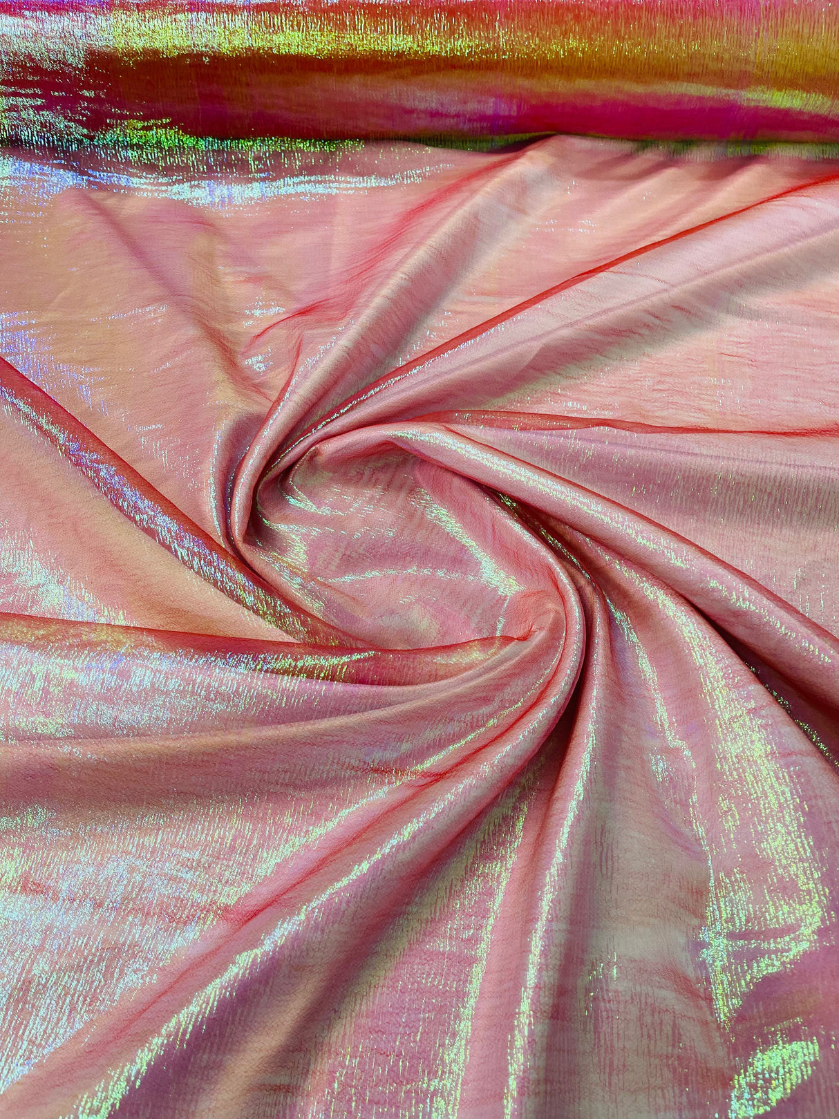 Crush Iridescent Organza Nylon Acrylic Fabric - Iridescent, 44/45" Width (1 Yard)