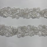 Beaded Corded Lace Trim