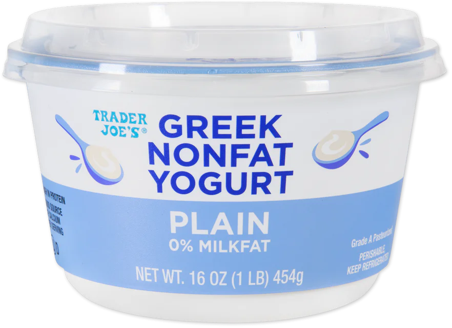 Nonfat Plain Greek Yogurt High Protein Thick & Creamy 16 Oz