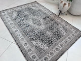 Color-Shift Foldable Flat Weave Area Rug - Polypropylene Polyester Fabric - Shifting Hues Design, Indoor Outdoor, KAVA5503, 7'9" X 10'2" (1 Rug)