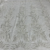 Beaded Corded Bridal Lace Fabric