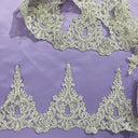 Beaded Corded Lace Trim