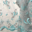 Beaded Embroidered Lace Mesh
