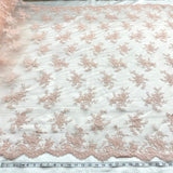 Beaded Corded Bridal Lace Fabric 54"