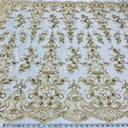 Embroidered Lace Beaded Bridal Mesh