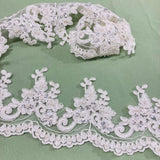 Beaded Corded Lace Trim