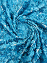 3D Roses On A Mesh Fabric - 54" Width, Color Options (1 Yard)