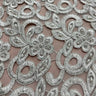 Beaded Corded Bridal Lace Fabric 52" Wide