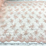 1 Yard Corded Bridal Lace Fabric Embroidered 100 Percent Polyester Net Mesh 50 inch Width