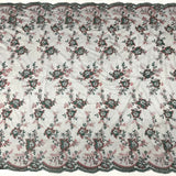 Embroidered Lace Mesh Floral