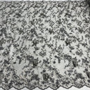 3D Floral Beaded Lace Mesh