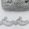 Corded Lace Trim Embroidered Net Mesh