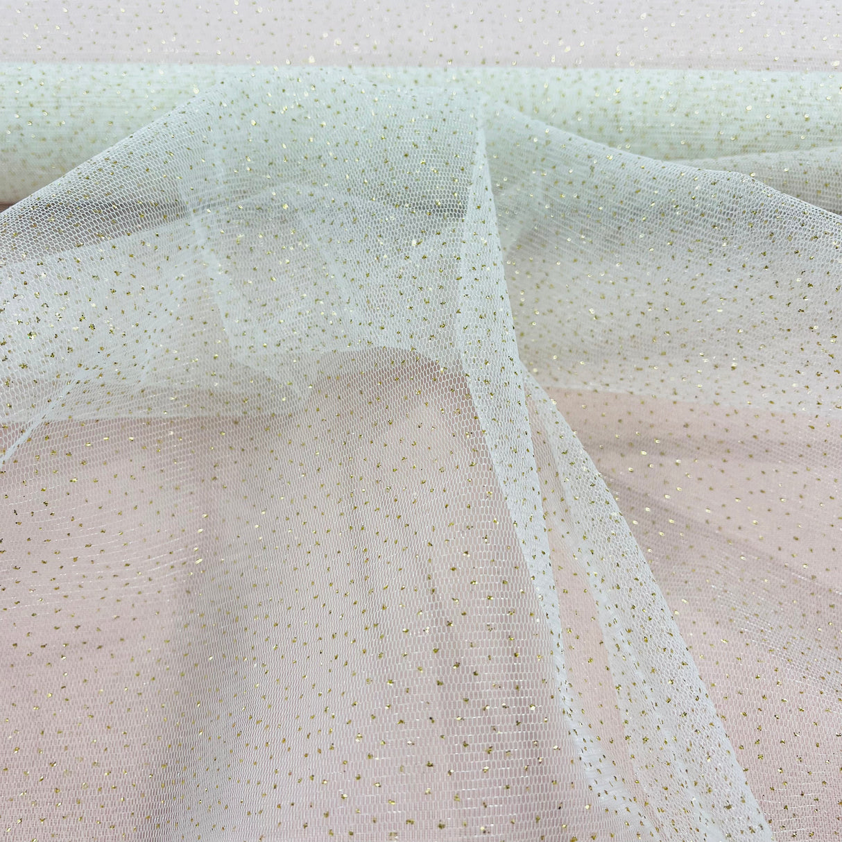 Glitter Mesh Fabric 60" Wide Sparkle Net