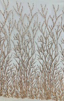 Beaded Sequined Lace Fabric