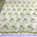 Beaded Lace Fabric Embroidered Mesh