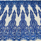 Beaded Embroidered Lace Mesh