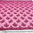 Beaded Sequined Lace Fabric on Polyester Net Mesh