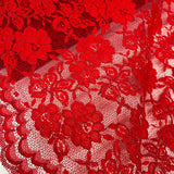 1 Yard Elegant Beaded Lace Fabric with Embroidery on 100% Polyester Mesh, GD-5926