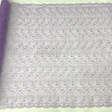 Corded Bridal Lace Fabric 54" Polyester Net Mesh
