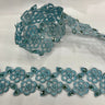 Beaded Corded Lace Trim 2.5"