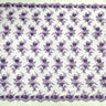 1 Yard - Corded Bridal Lace Fabric Embroidered on 100% Polyester Net Mesh Ivory with Silver - 53"