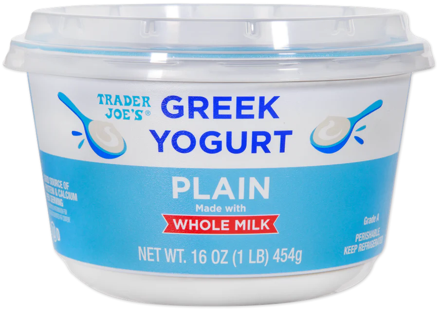 Whole Milk Greek Yogurt Plain Rich & Creamy High Protein 16 Oz