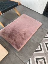 Faux Fur Rug Fabric - Charcoal Gray, 2' X 3' (1 Piece)