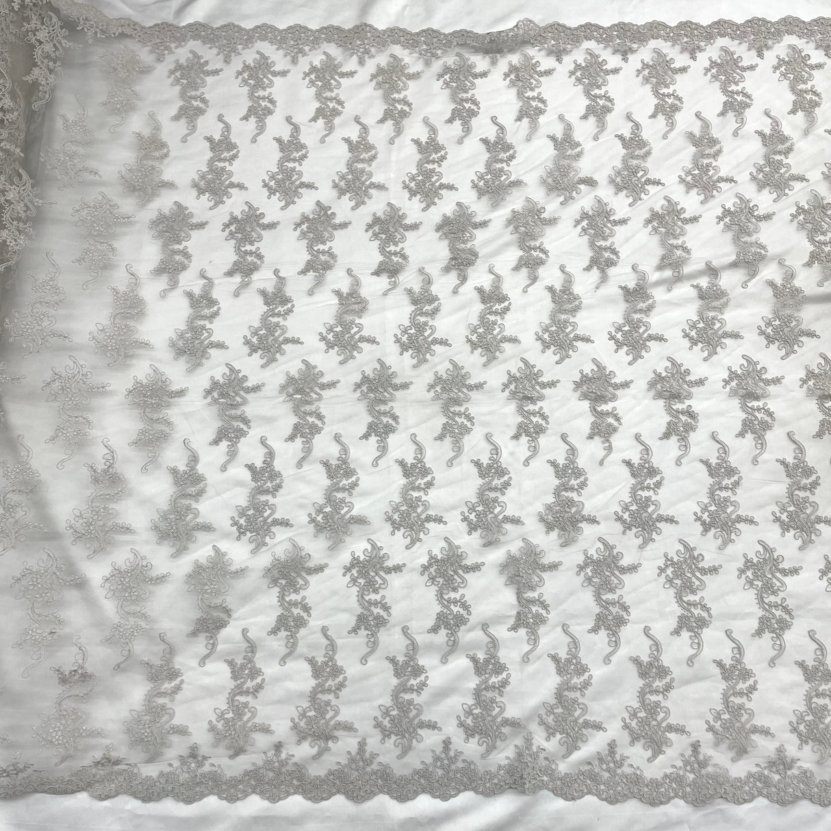 Corded Bridal Lace Fabric 54" Wide