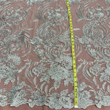 Sequined Corded Bridal Lace