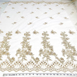 Beaded Corded Bridal Lace Mesh