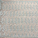 Corded Bridal Lace Fabric on Polyester Mesh