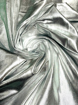 Metallic Foil Lame Spandex Fabric - Metallic Finish, 54" Width (1 Yard)