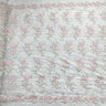 1 Yard Corded Bridal Lace Fabric Embroidered on 100% Polyester Net Mesh – 53"