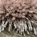 Pale Or Dusty Pink Polyester Shag Fabric - Solid Plush Fluffy Shine, Thick And Thin Yarns Design, 7'6" X 10'3", 5' X 7' (1 Unit)