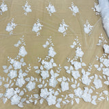 3D Floral Lace Fabric 60" Wide